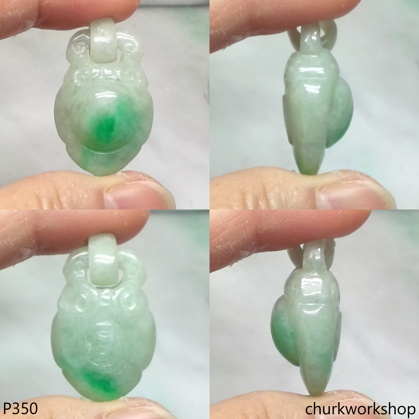 Jade Ruyi (如意) pendant
