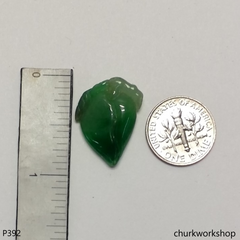 Small jade peach pendant
