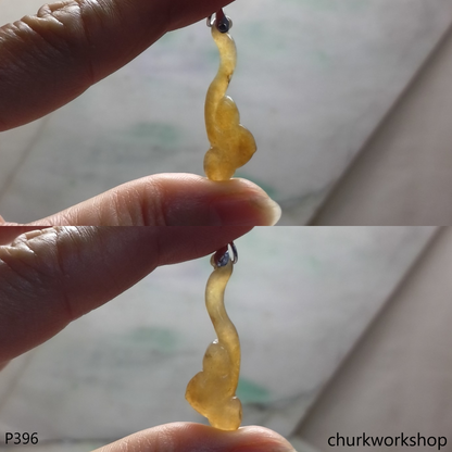 Red jade Ruyi 如意  pendant
