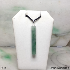 Bluish green jade cylinder