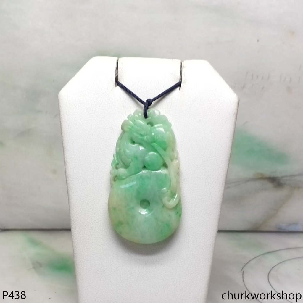 Jade carved pendant.