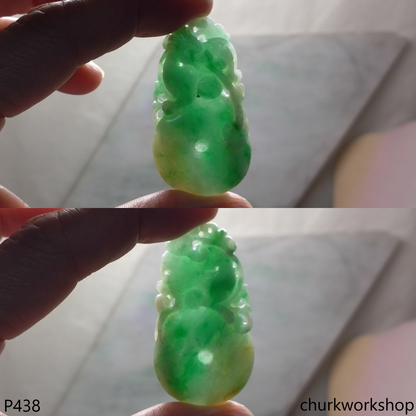 Jade carved pendant.