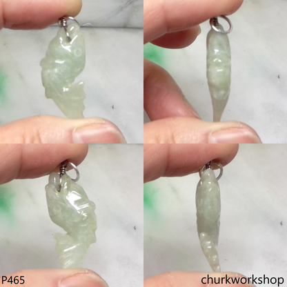 Jade fish pendant