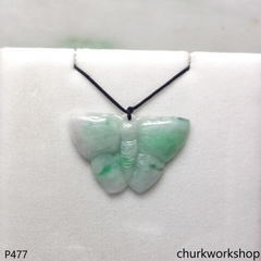 Jade butterfly pendant