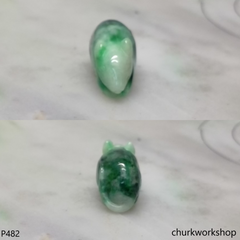 Jade mouse pendant
