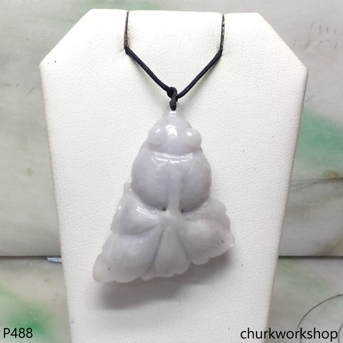Lavender gold fish pendant