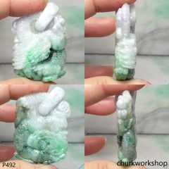 Jade dragon pendant