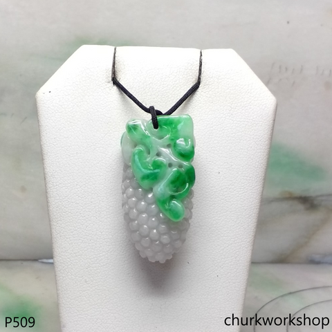 Reserved For J Pale lavender grape pendant