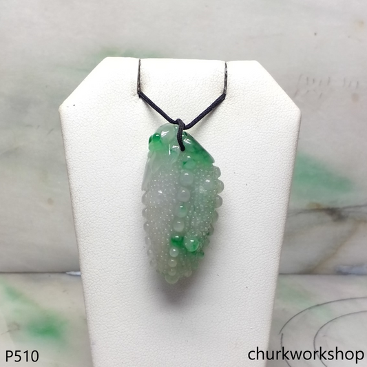 Light green bitter melon pendant