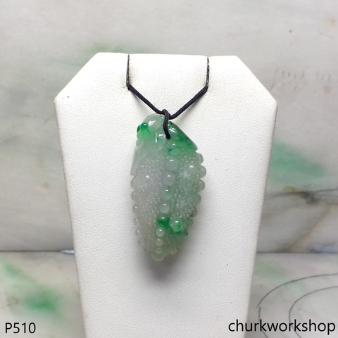 Light green bitter melon pendant