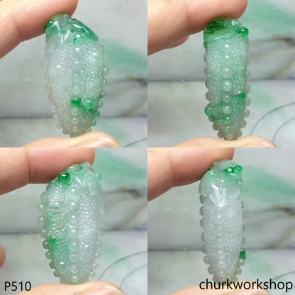 Light green bitter melon pendant