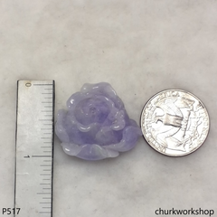Reserved    Lavender jade rose pendant