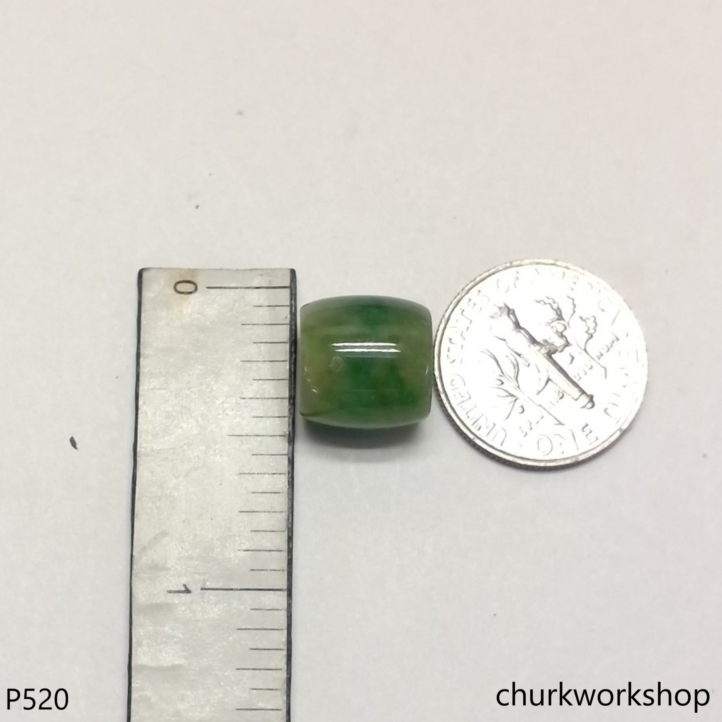 Small jade tubes necklace