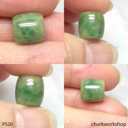 Small jade tubes necklace