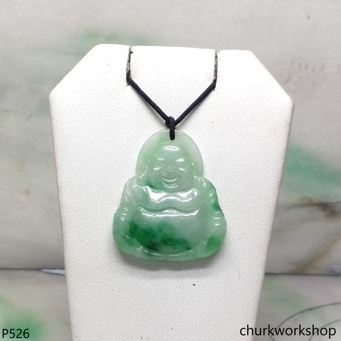 Jade happy Buddha pendant