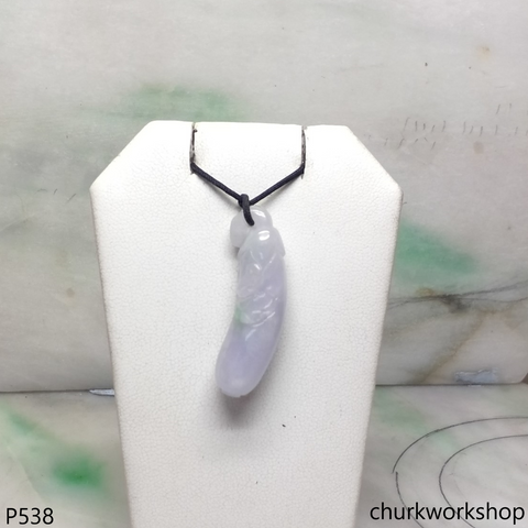 Lavender jade pendant