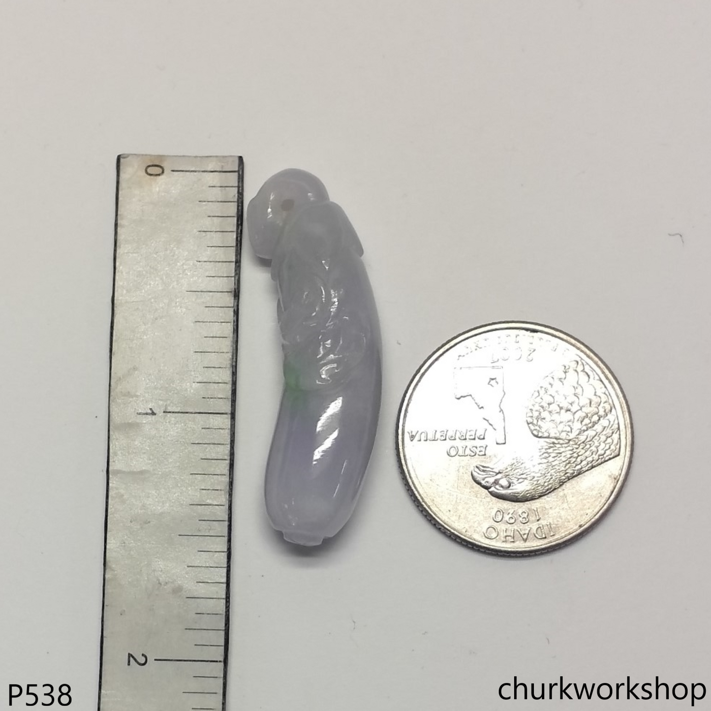 Lavender jade pendant