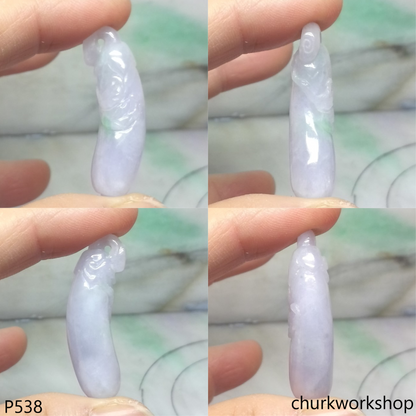 Lavender jade pendant