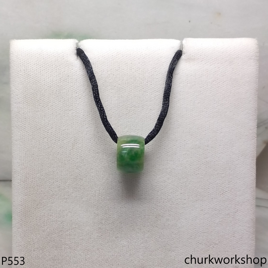 Small jade tubes necklace