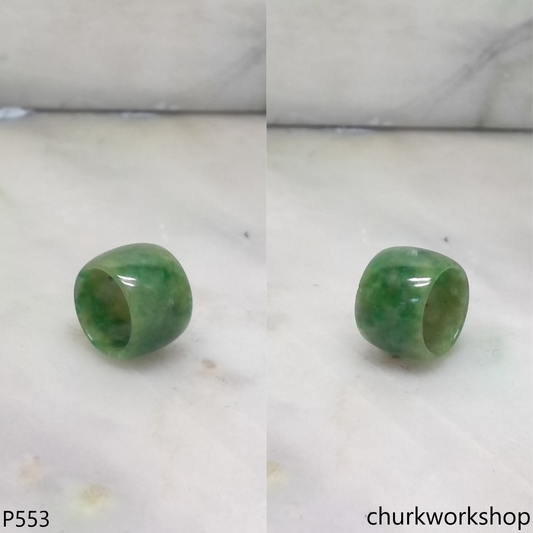 Small jade tubes necklace