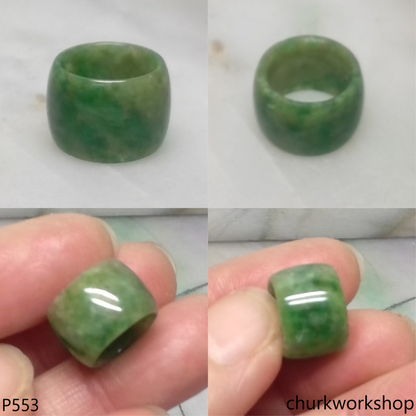 Small jade tubes necklace
