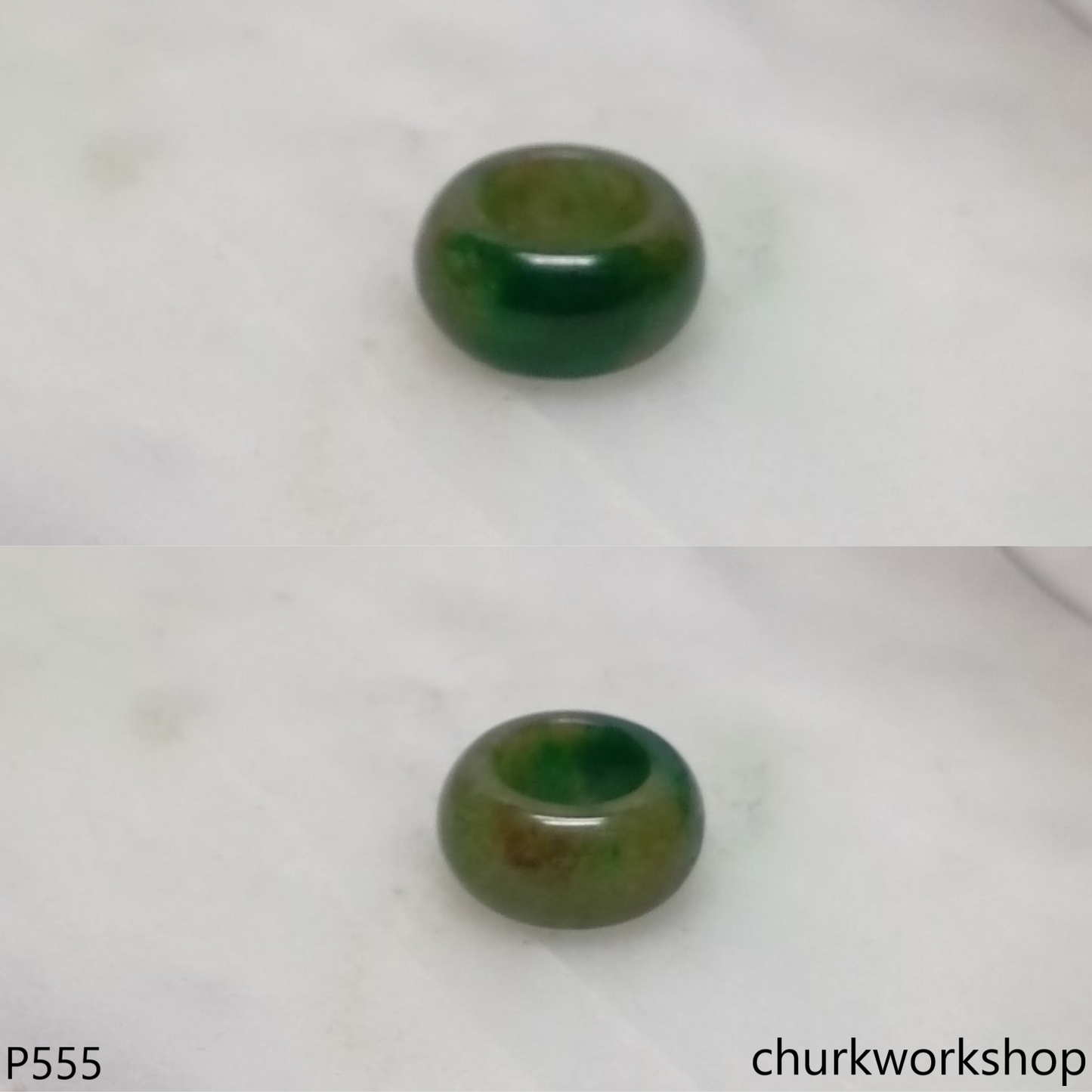 Small jade tubes necklace