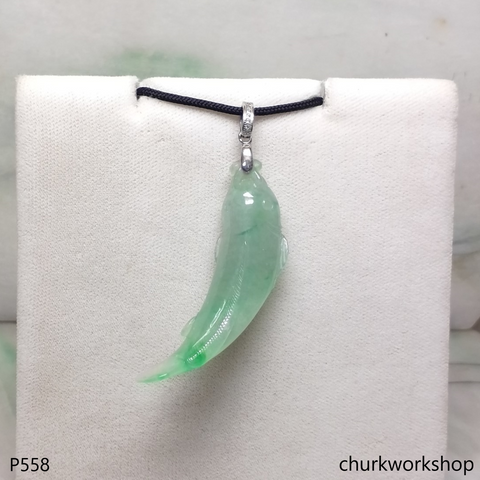 Jade fish pendant