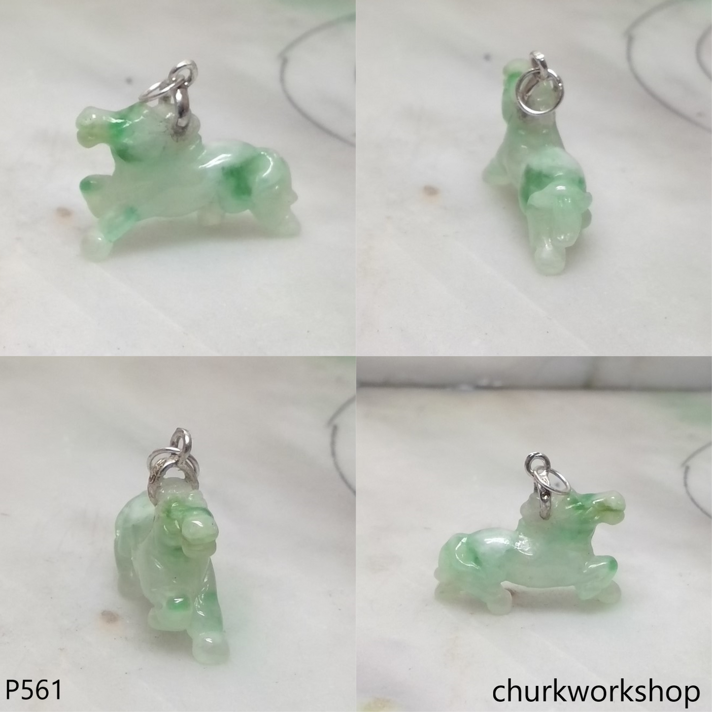 Small jade horse pendant