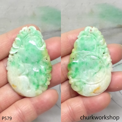 Jade carved pendant.