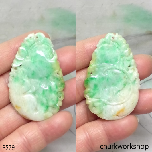 Jade carved pendant.
