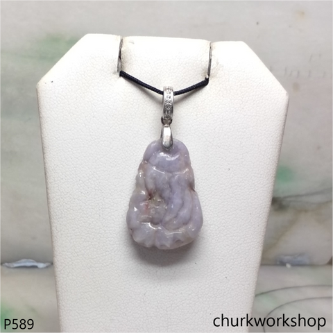 Small lavender jade pendant