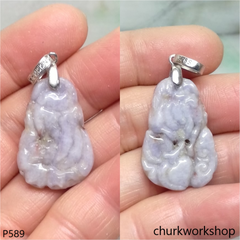 Small lavender jade pendant