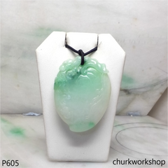 Reserved for Edmund     Large jade peach pendant