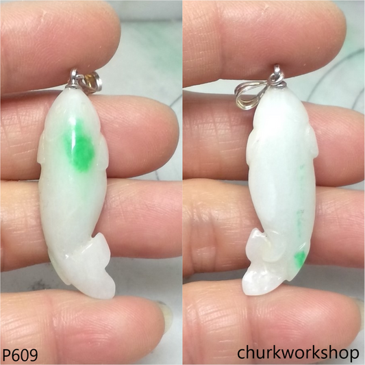 Jade fish pendant