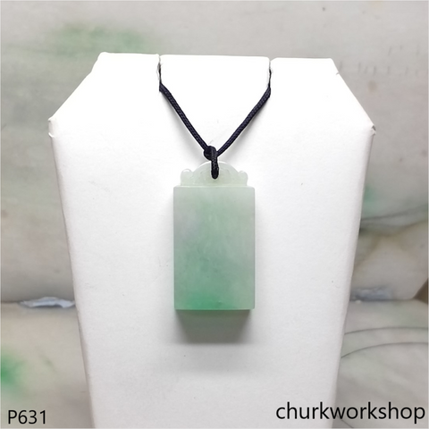 Light green jade pendant
