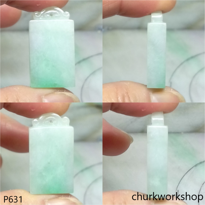 Light green jade pendant