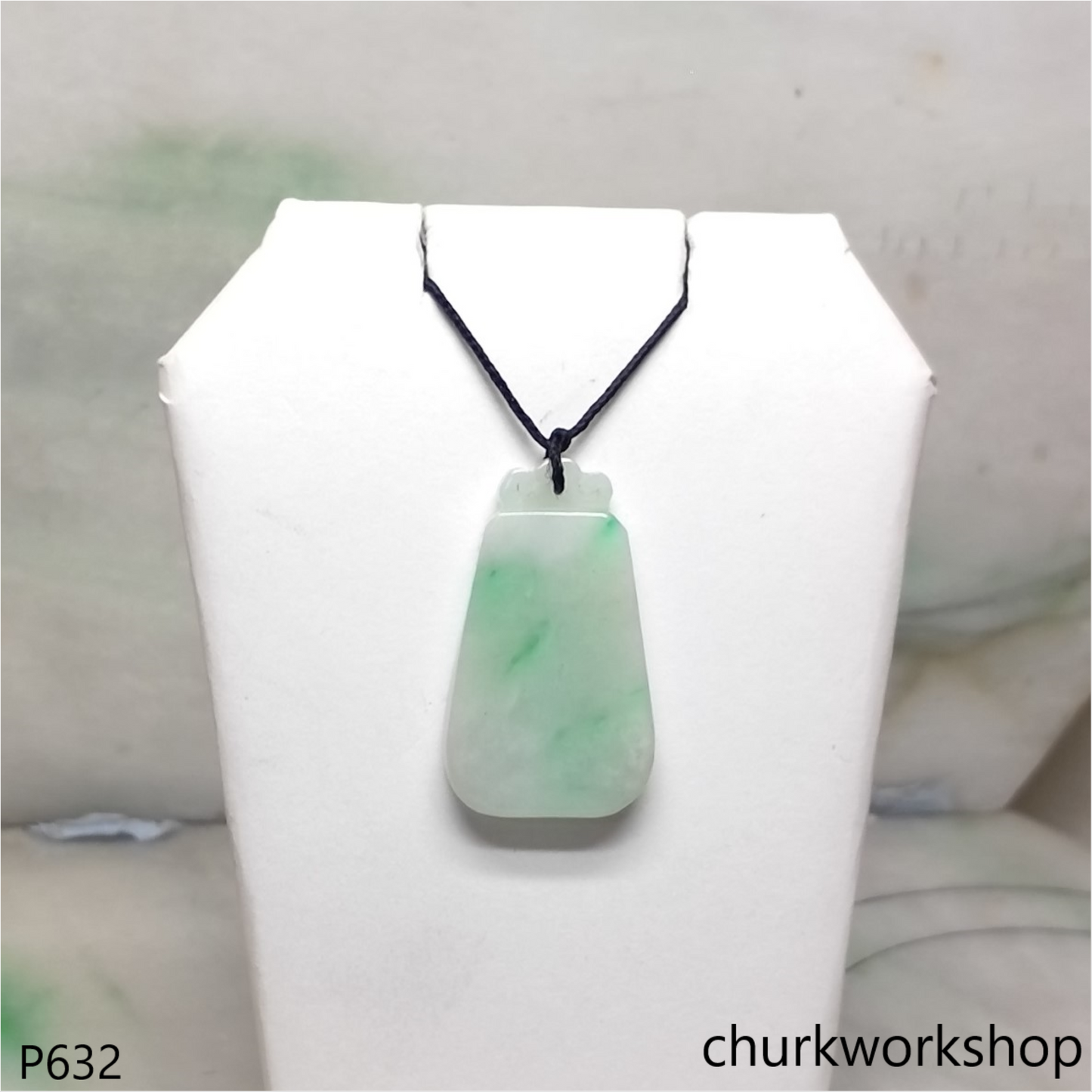 Light green jade pendant