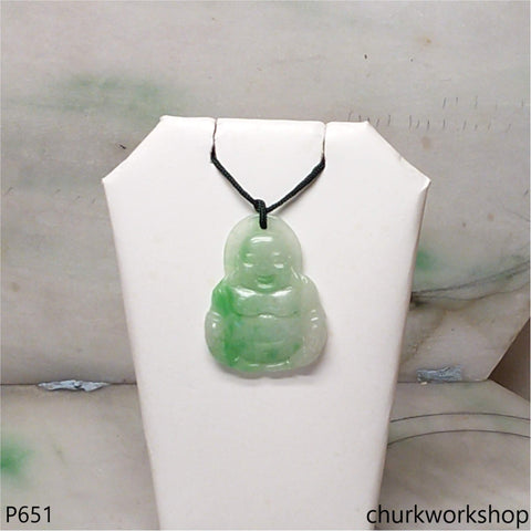 Jade happy Buddha pendant