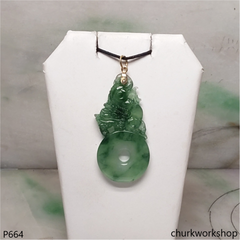 Dragon jade pendant.