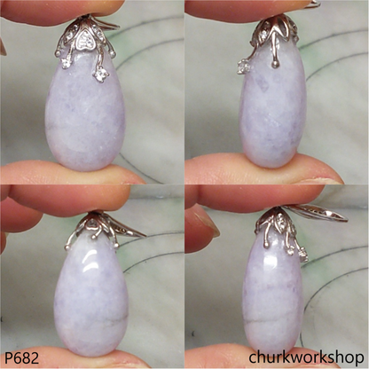 Lavender jade pendant