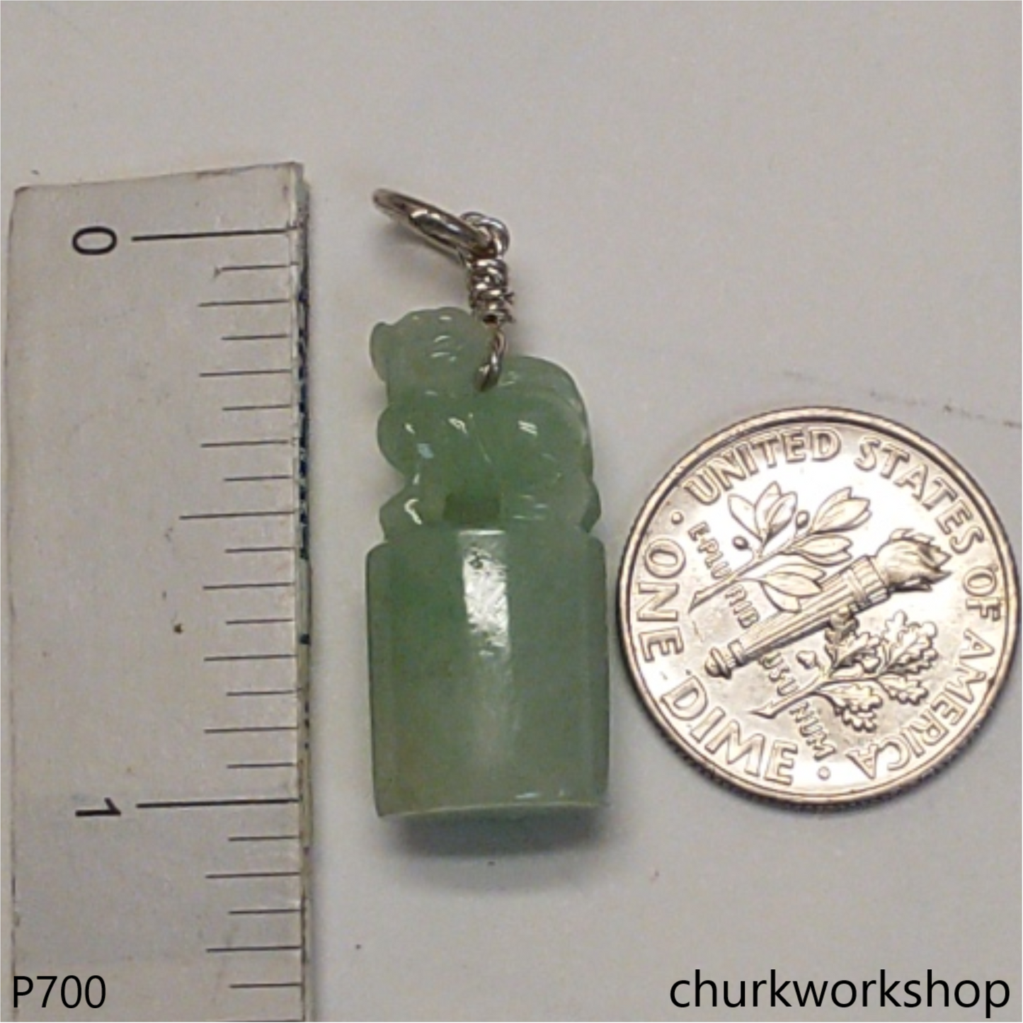 Lion seal pendant (獅印章)