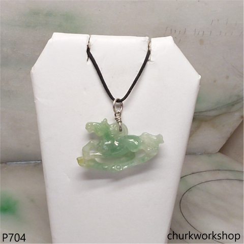 Small jade horse pendant