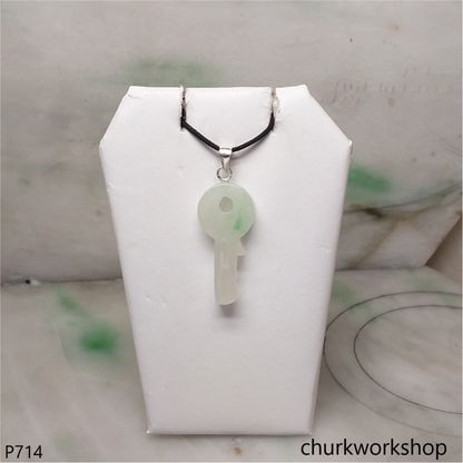 Jade key pendant