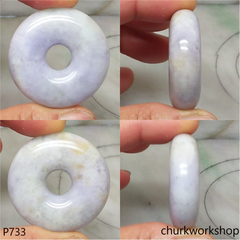 Lavender jade pendant