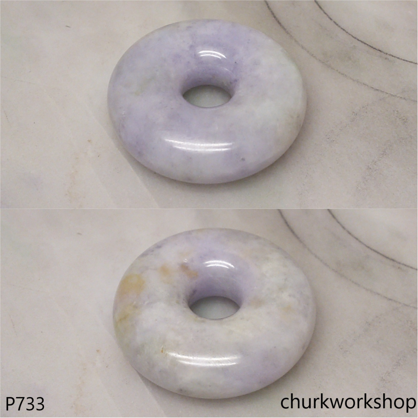 Lavender jade pendant
