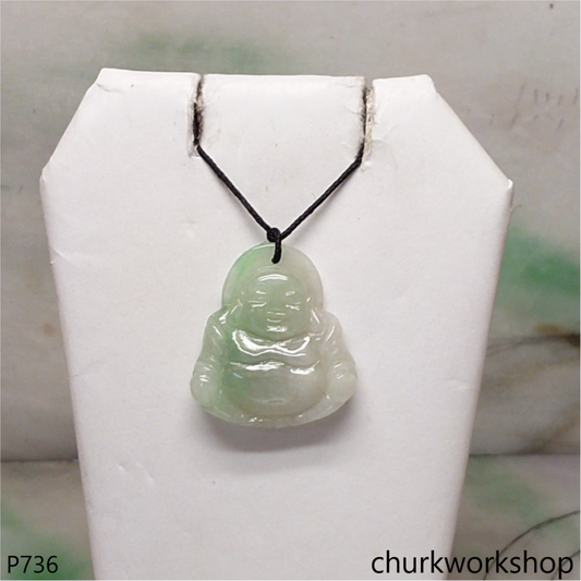 Jade happy Buddha pendant