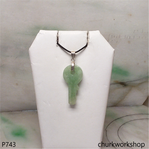 Jade key pendant
