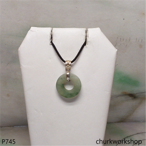 Small jade Donut pendant