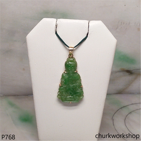 Green lady Buddha pendant