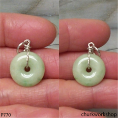 Small jade Donut pendant